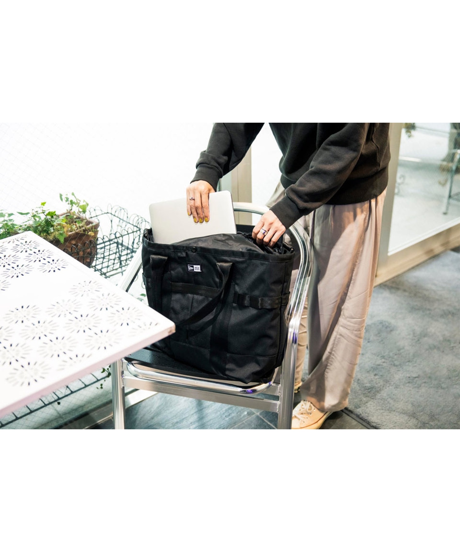 NEW ERA ニューエラ トートバッグ ショルダーバッグ 2way 22L ブラック