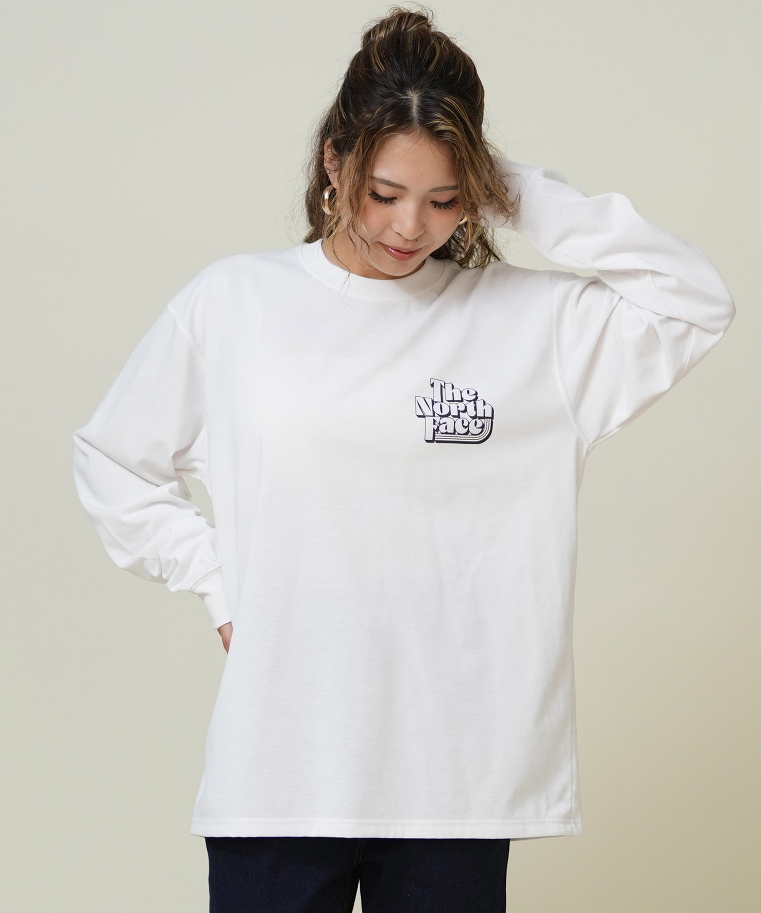 【新品】 THE NORTH FACE 速乾性 ロングスリーブ　長Tシャツ THE NORTH FACE 2025春夏 ザ・ノース・フェイス レディース