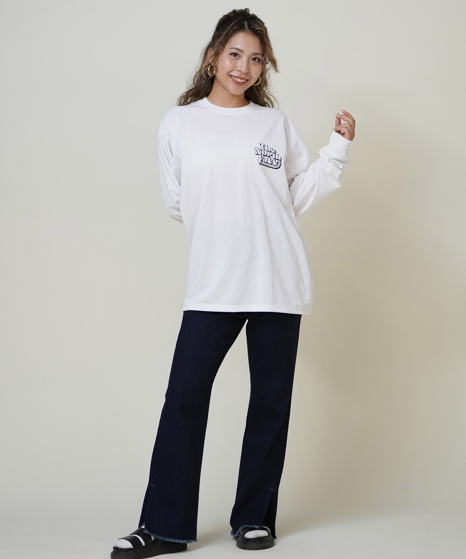【新品】 THE NORTH FACE 速乾性 ロングスリーブ　長Tシャツ THE NORTH FACE ザ・ノース・フェイス 長袖 Tシャツ ロンT