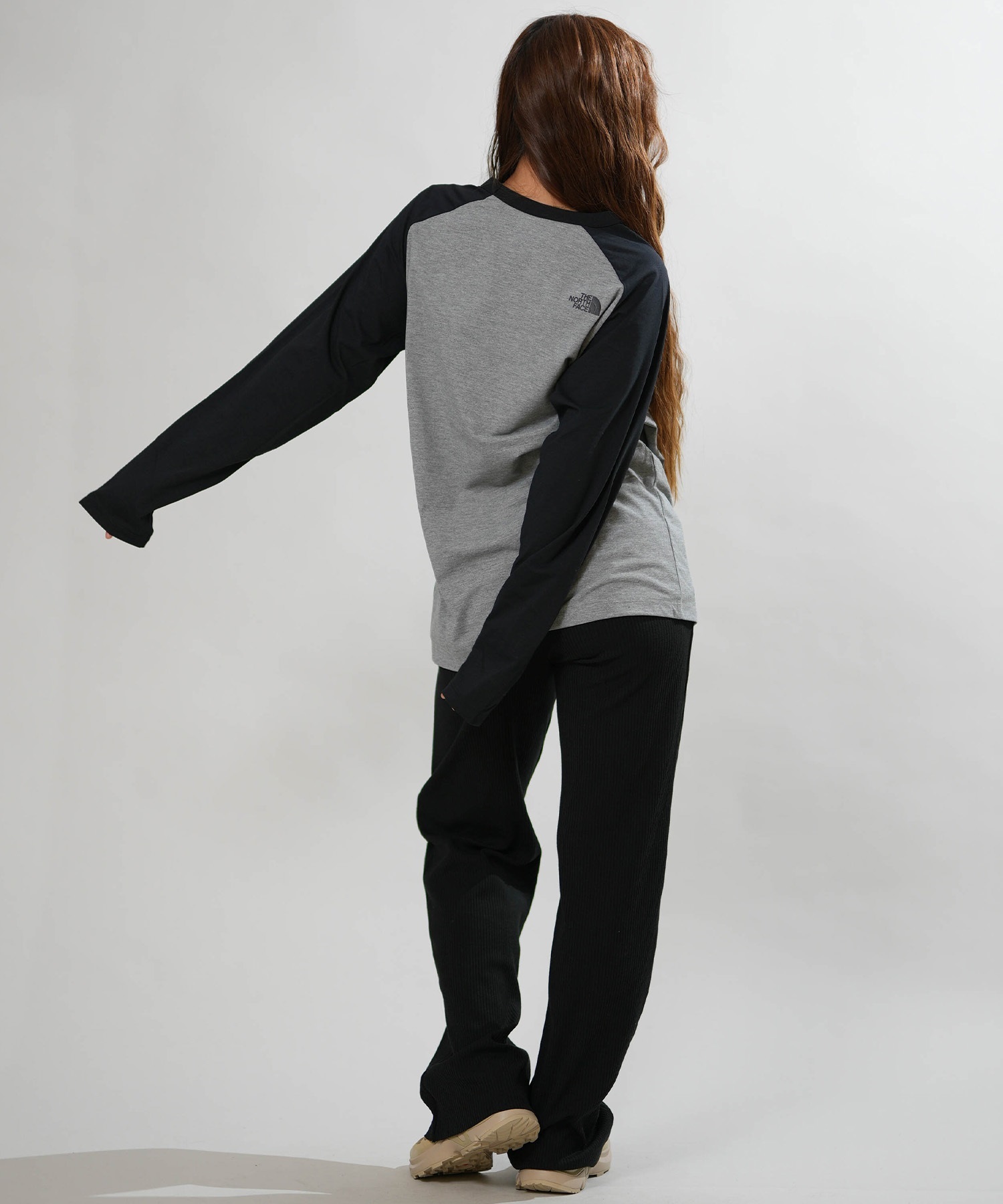 THE NORTH FACE ザ・ノース・フェイス 長袖 Tシャツ ロンT レディース ラグラン ロングスリーブイーエスベースボールティー NT82591(WK-S)