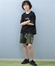 Hurley ハーレー 水着 海パン トランクス サーフパンツ キッズ ジュニア 子供 ロゴ シンプル BBS2200002(BLK-130cm)