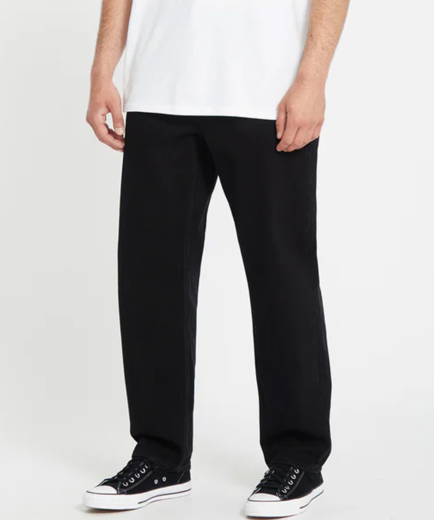VOLCOM ボルコム ロングパンツ メンズ デニム ジーンズ テーパードフィット Modown Tapered Denim A1932102(ASH-28inch)
