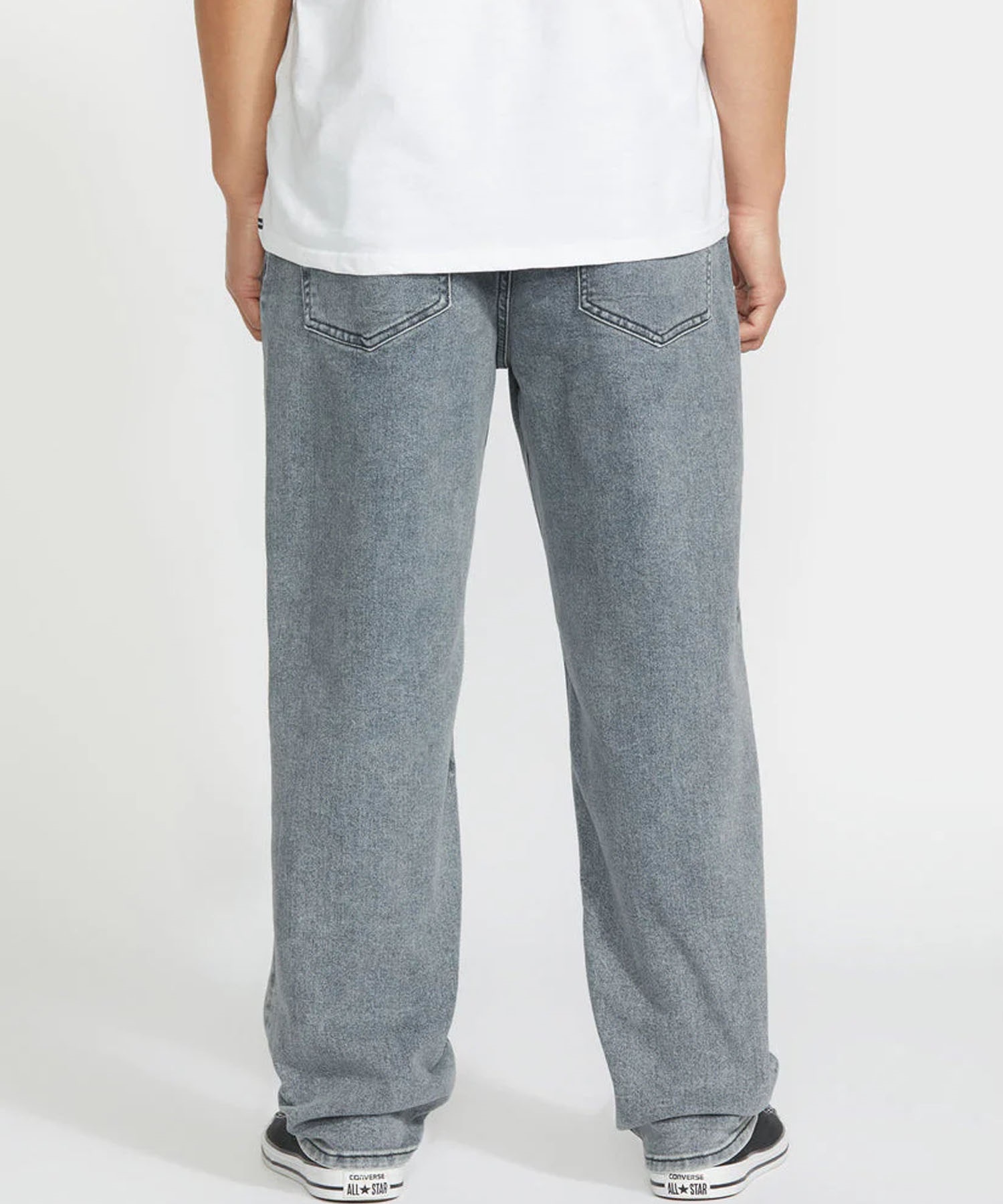 VOLCOM ボルコム ロングパンツ メンズ デニム ジーンズ テーパードフィット Modown Tapered Denim A1932102(ASH-28inch)