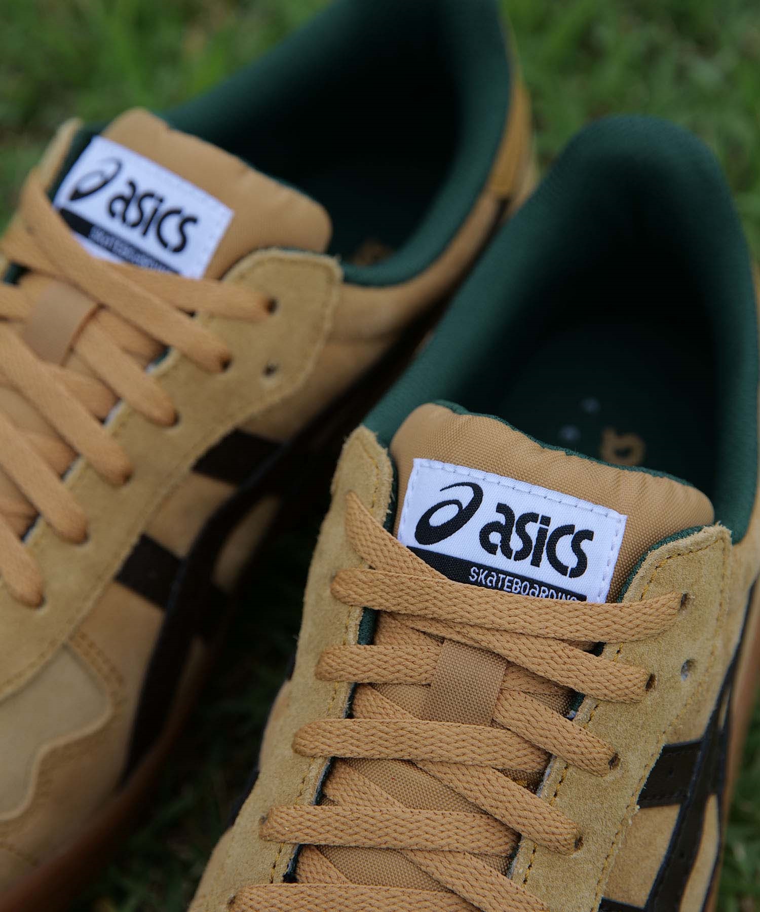 ASICS スケートボードシューズ ブラック/イエロー ASICS スニーカー SKATEBOARDING/アシックス スケート