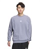 adidas アディダス メンズ トレーナー ルーズシルエット ユニセックス 裏起毛 KWX97(BK/WT-S)