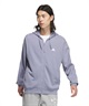 adidas アディダス メンズ パーカー トラックパーカー ジップアップ ルーズシルエット ユニセックス KWX99(BK/WT-S)