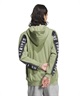 adidas アディダス メンズ パーカー トラックパーカー ジップアップ ルーズシルエット ユニセックス KWX99(BK/WT-S)