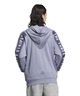 adidas アディダス メンズ パーカー トラックパーカー ジップアップ ルーズシルエット ユニセックス KWX99(BK/WT-S)