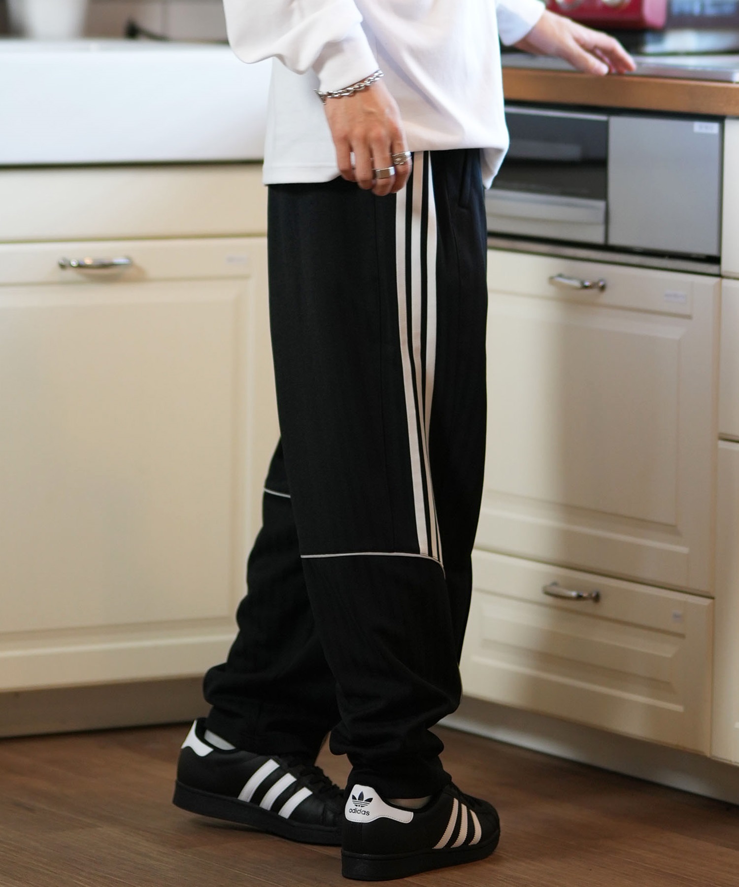 adidas アディダス ロングパンツ メンズ トラックパンツ BYD3S