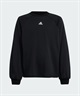 adidas アディダス トレーナー キッズ スウェット ガールズ YG JAM クルースウェット JUD56(BK/WT-130cm)