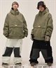 【早期購入/店頭受取対象外】ANTHEM アンセム スノーボード ウェア ジャケット ユニセックス OVAL CAPTURED 25-26モデル LL C14(BLGRY-S)