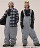 【早期購入/店頭受取対象外】ANTHEM アンセム スノーボード ウェア パンツ ユニセックス CHEST SLIT 25-26モデル LL C14(BLACK-S)