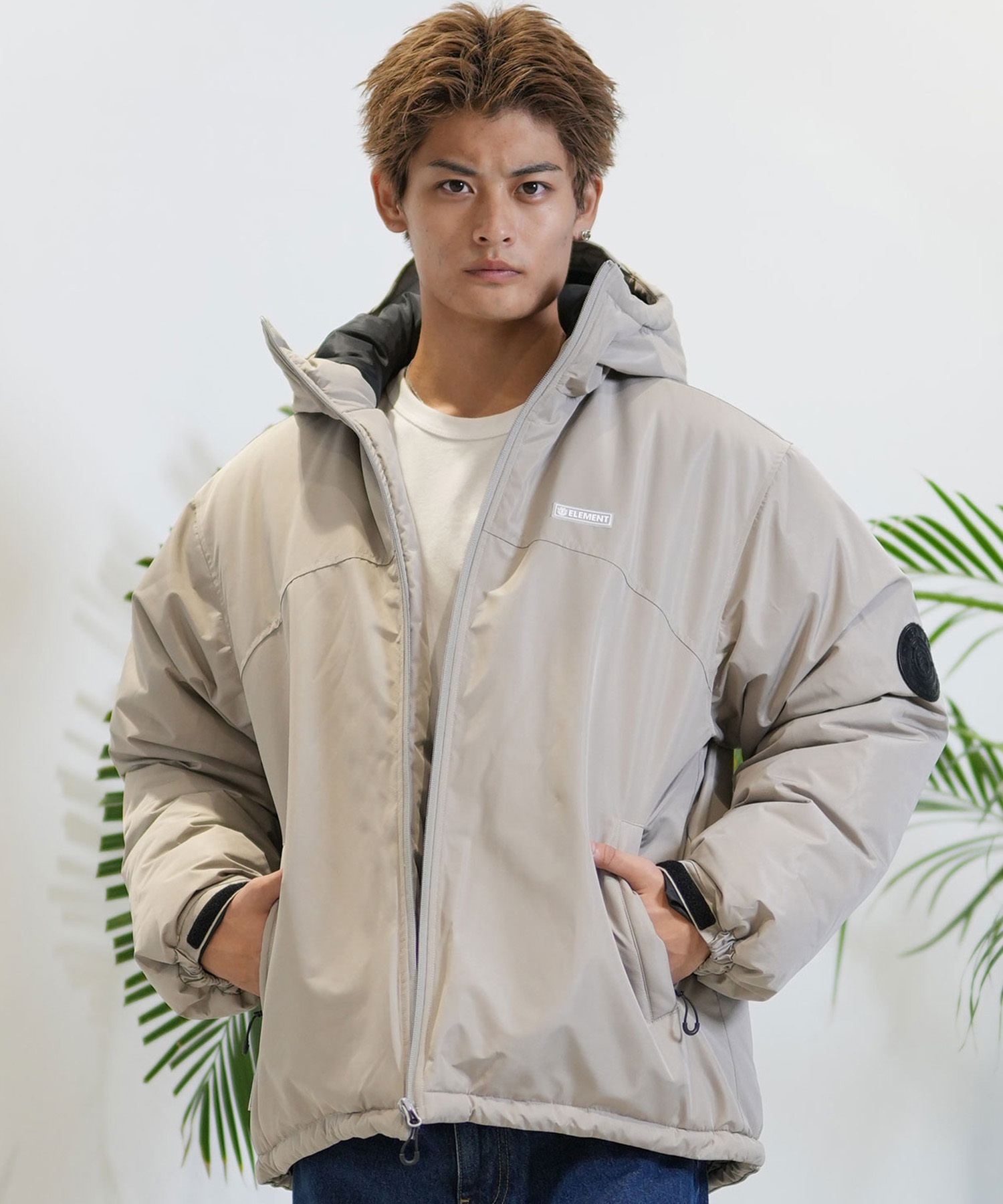 ELEMENT エレメント アウター 中綿 メンズ パフジャケット ビッグ 