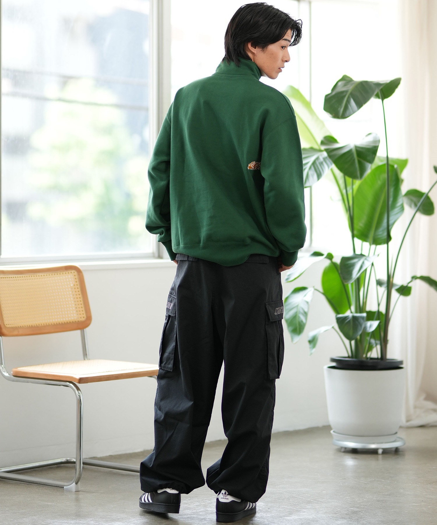ELEMENT エレメント トレーナー ハーフジップ メンズ スウェット 
