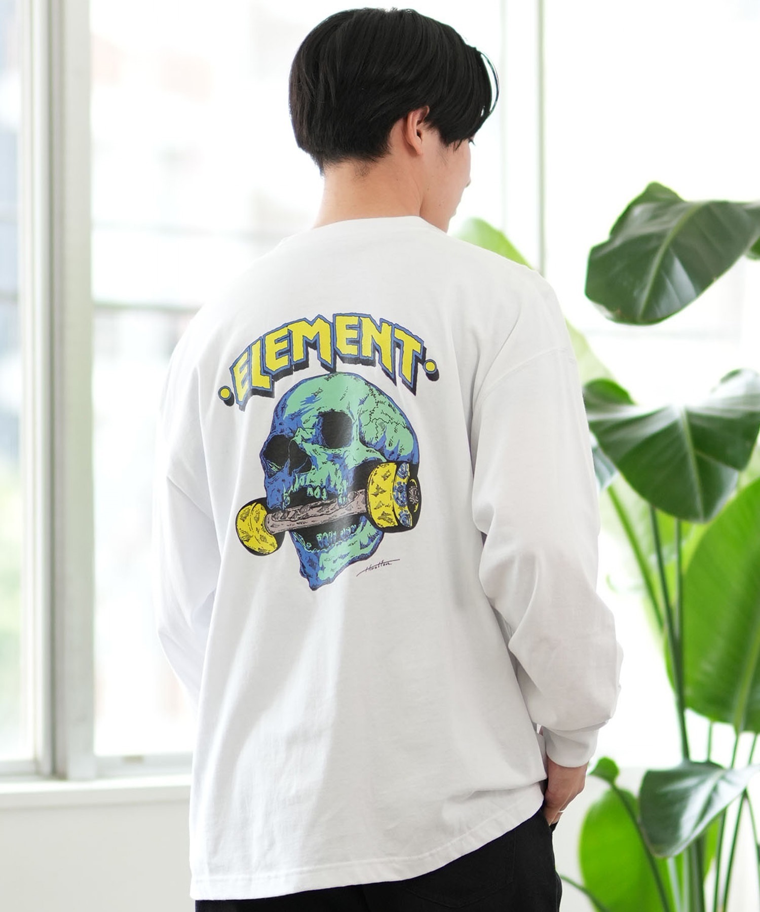 ELEMENT エレメント 長袖 Tシャツ メンズ ロンT バックプリント