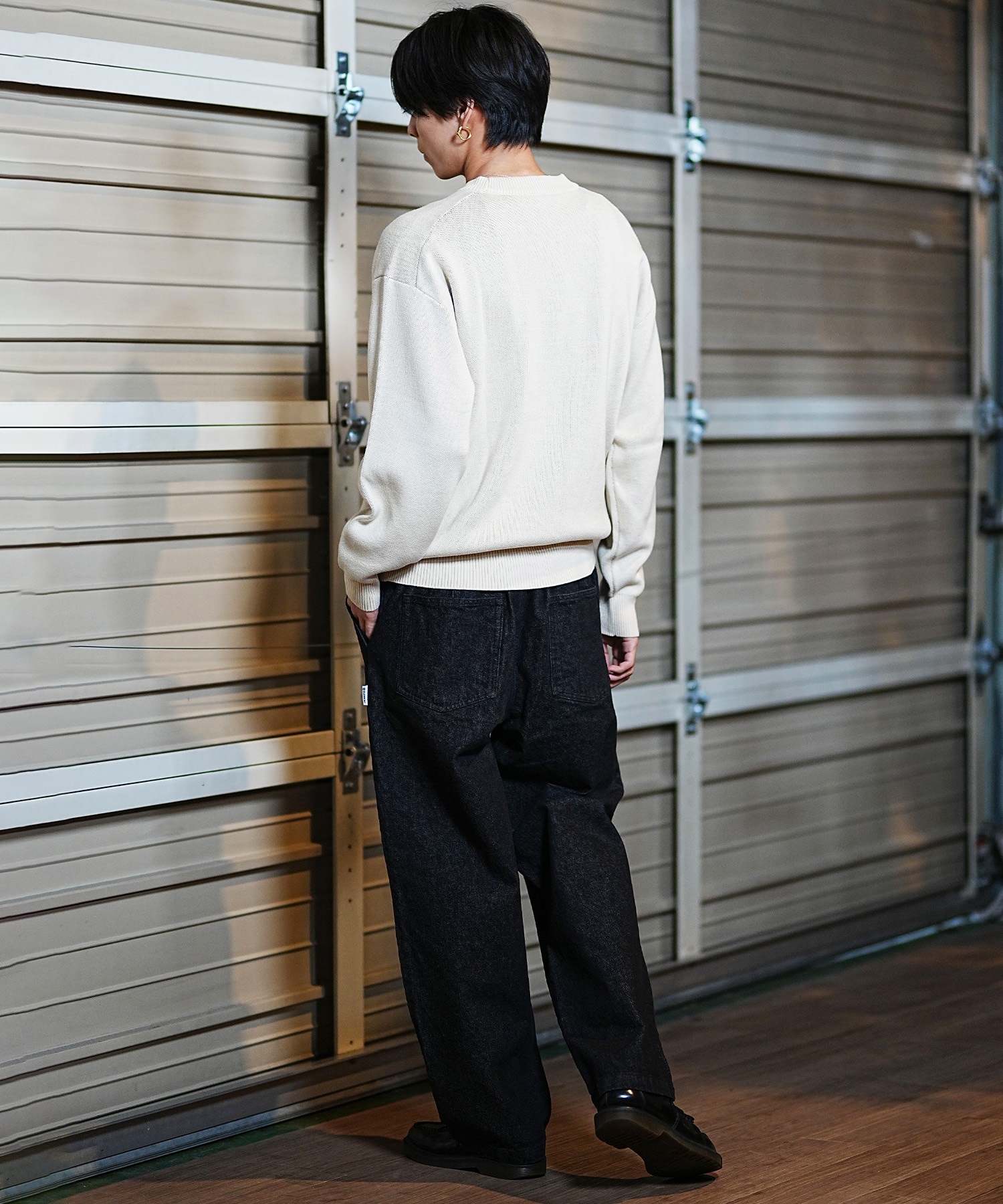 ELEMENT エレメント ロングパンツ デニム メンズ ワイド