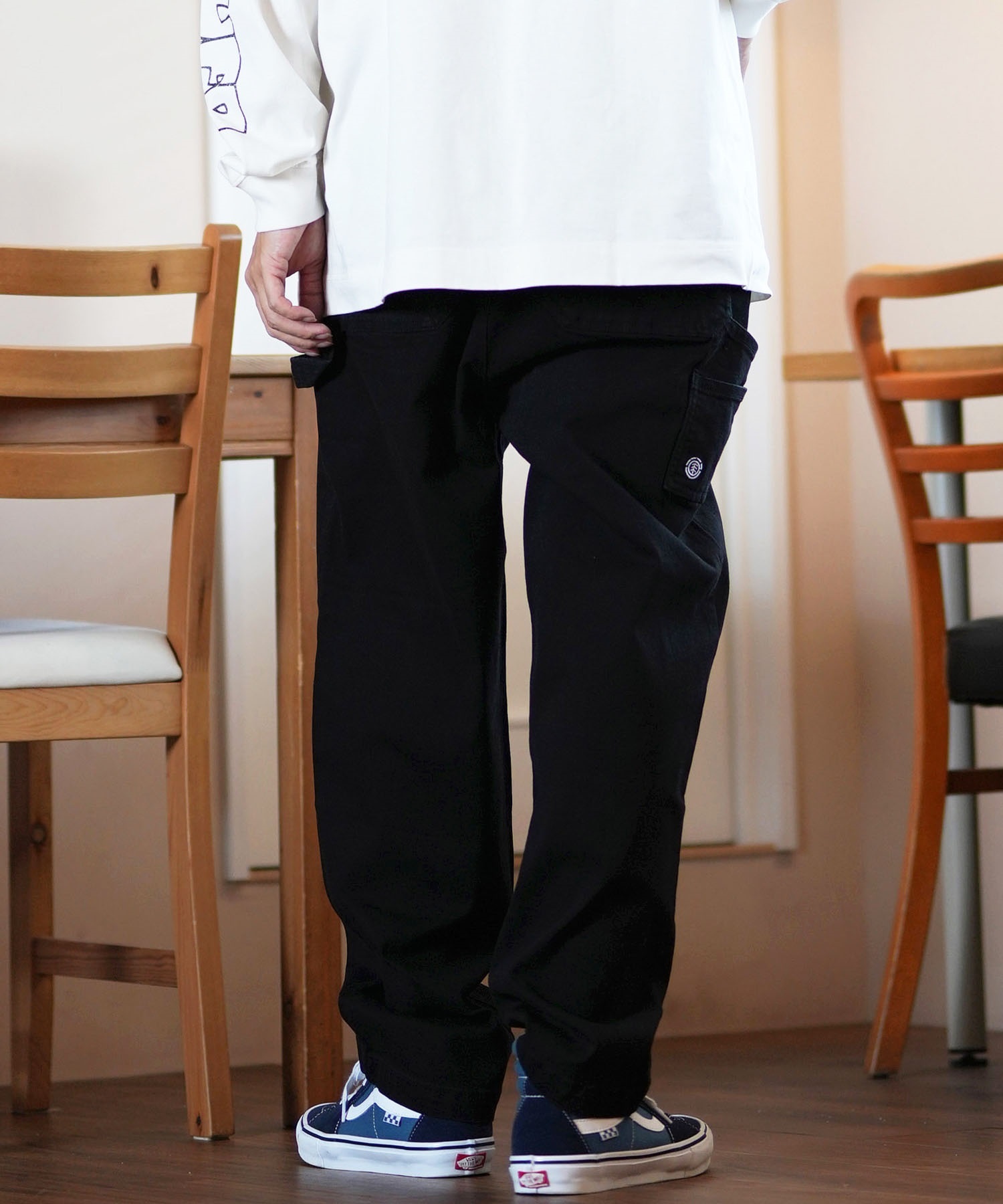 ELEMENT エレメント ロングパンツ メンズ デニム ペインター