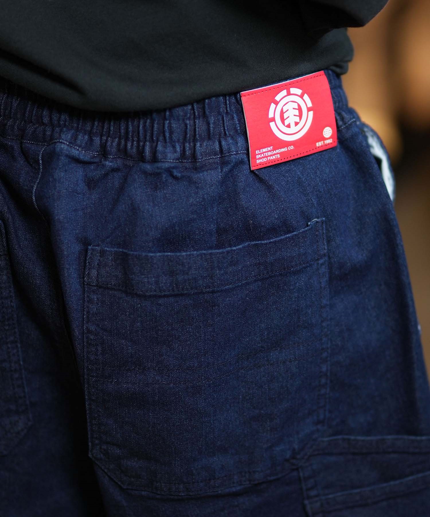 ELEMENT エレメント ロングパンツ メンズ デニム ペインター