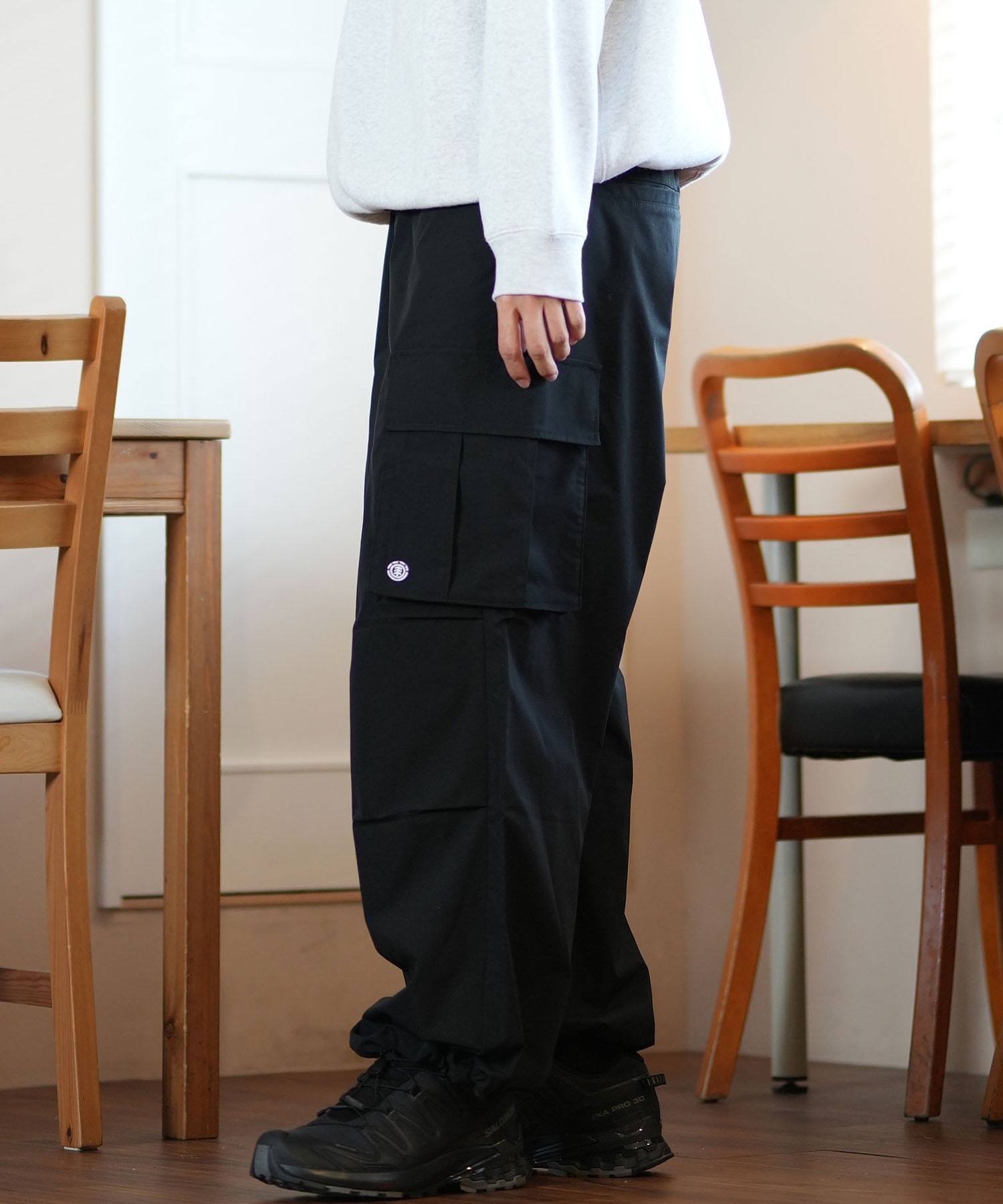ELEMENT エレメント ロングパンツ メンズ カーゴパンツ ストレッチ 