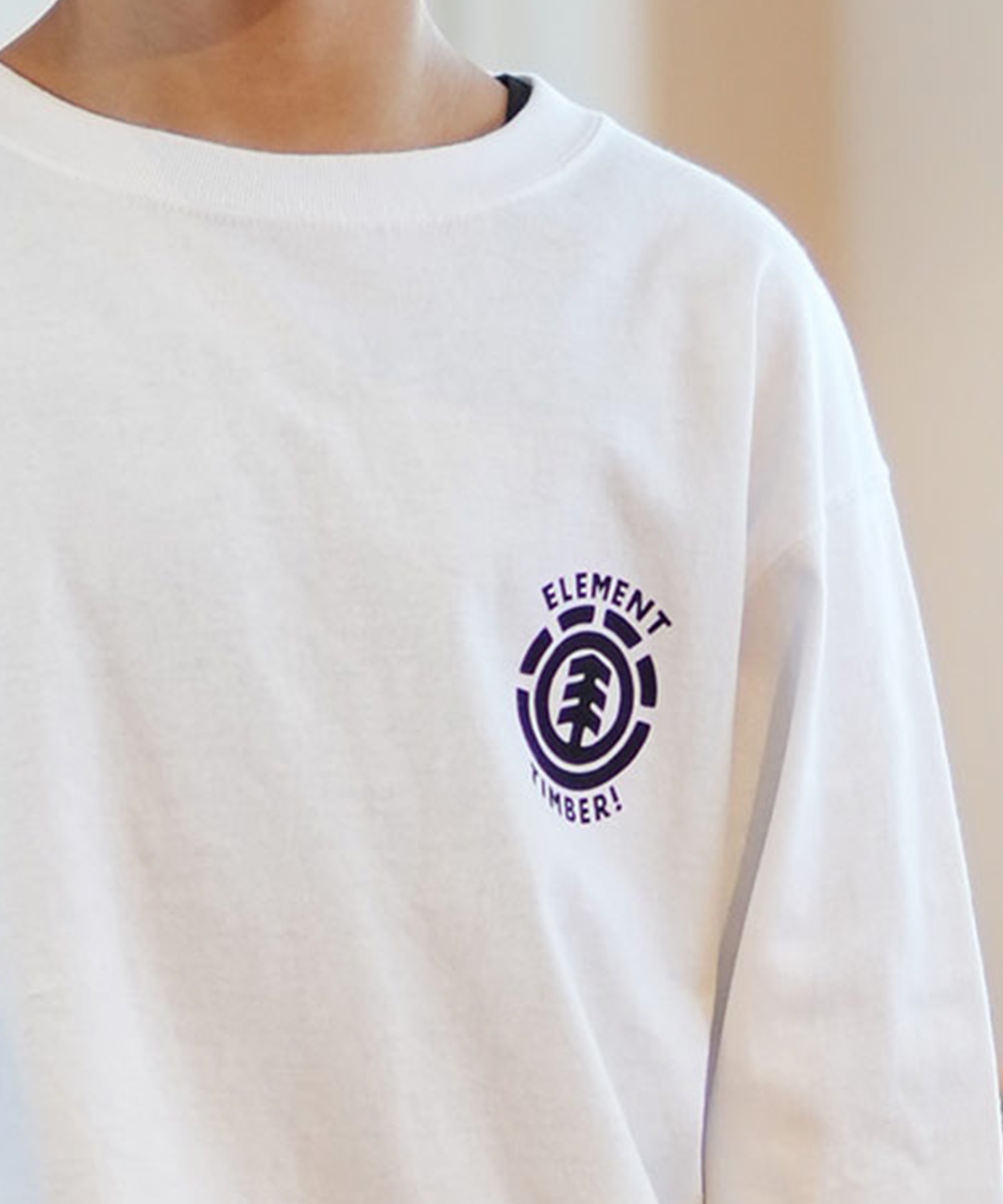 ELEMENT エレメント Tシャツ キッズ 長袖 ロンT バックプリント