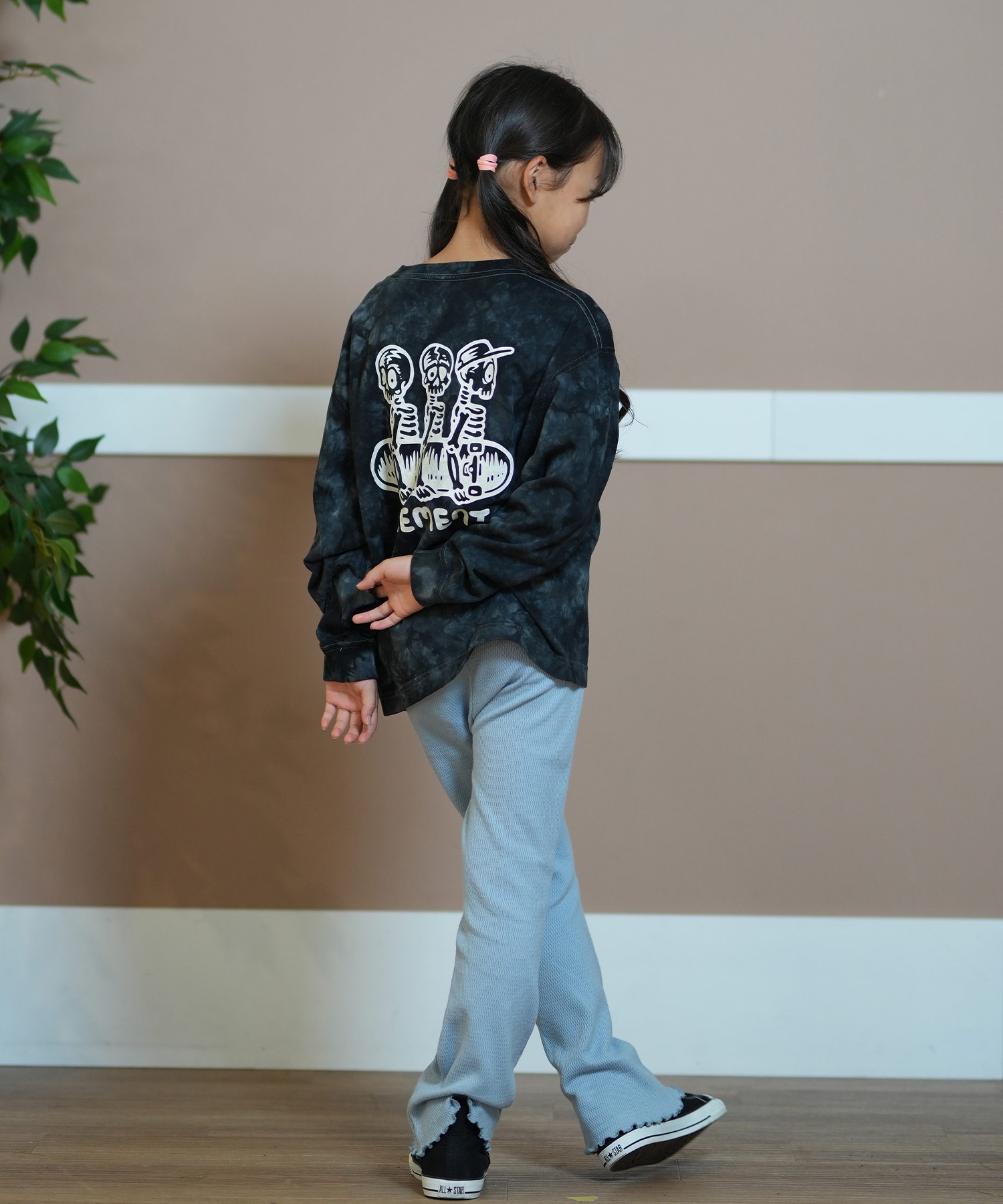 ELEMENT エレメント Tシャツ キッズ 長袖 ロンT バックプリント