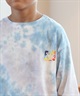 ELEMENT エレメント Tシャツ キッズ 長袖 ロンT タイダイ バックプリント BE026-061(WHT-130cm)