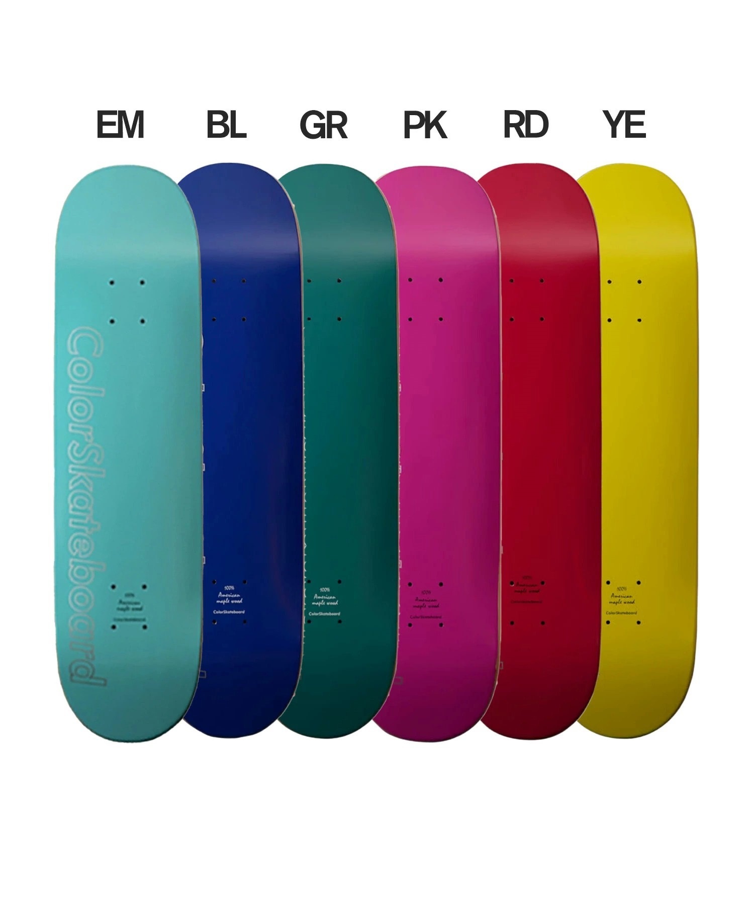 ColorSkateboard カラースケートボード スケートボード