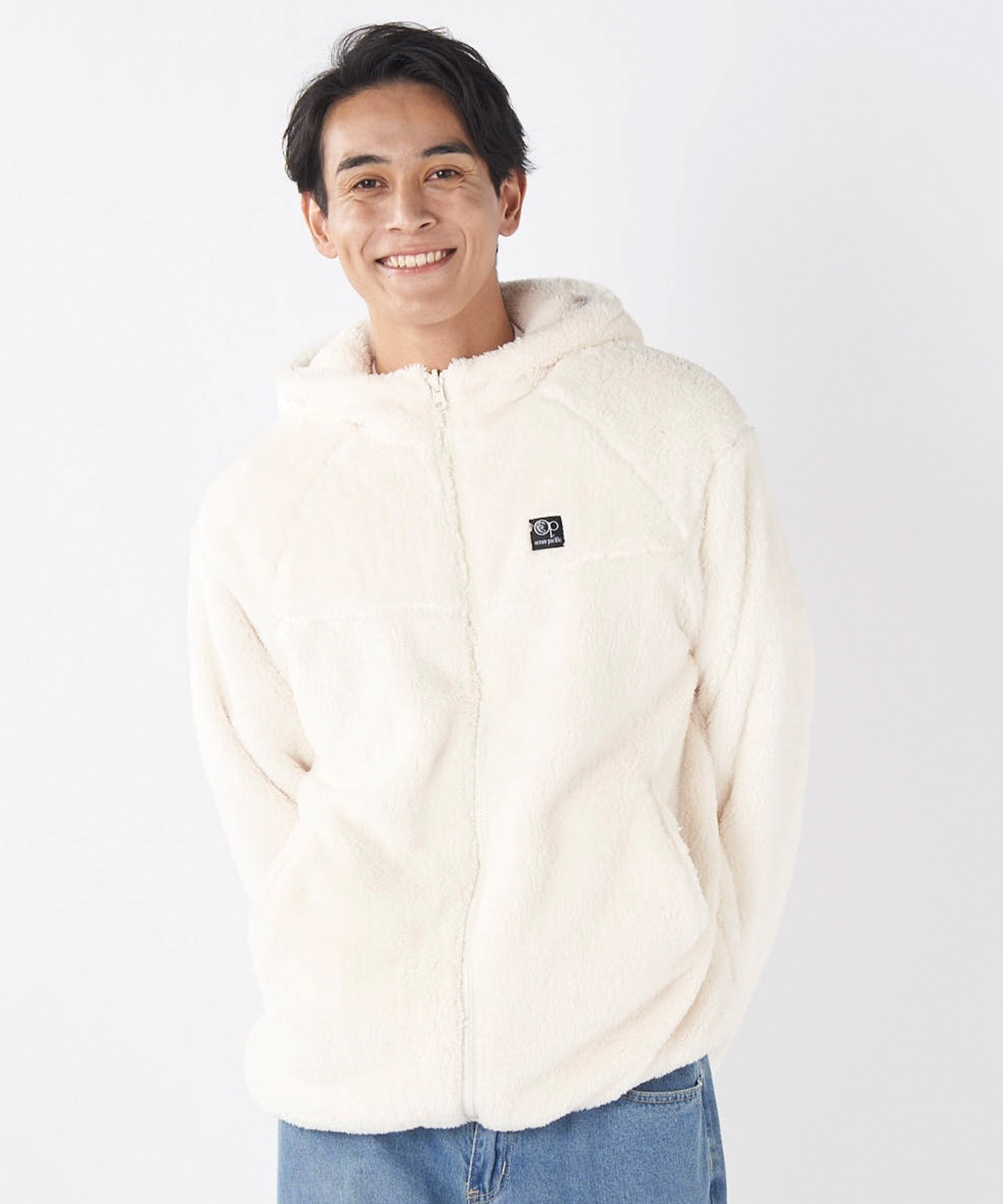 OP オーシャンパシフィック アウター メンズ リバーシブル ジャケット 2WAY ボアフリース オーバーサイズ 534207(BRN-M)