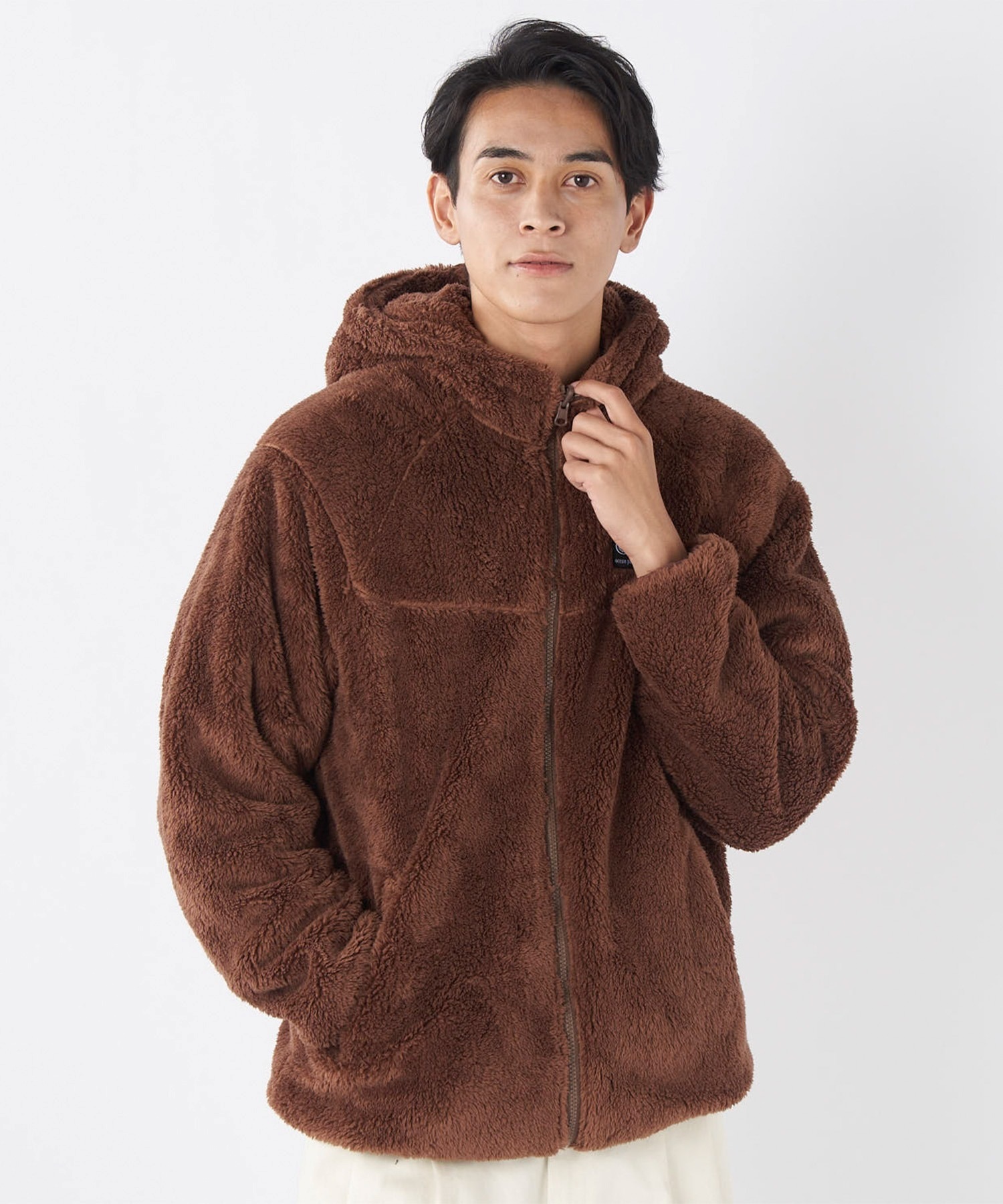 OP オーシャンパシフィック アウター メンズ リバーシブル ジャケット 2WAY ボアフリース オーバーサイズ 534207(BRN-M)