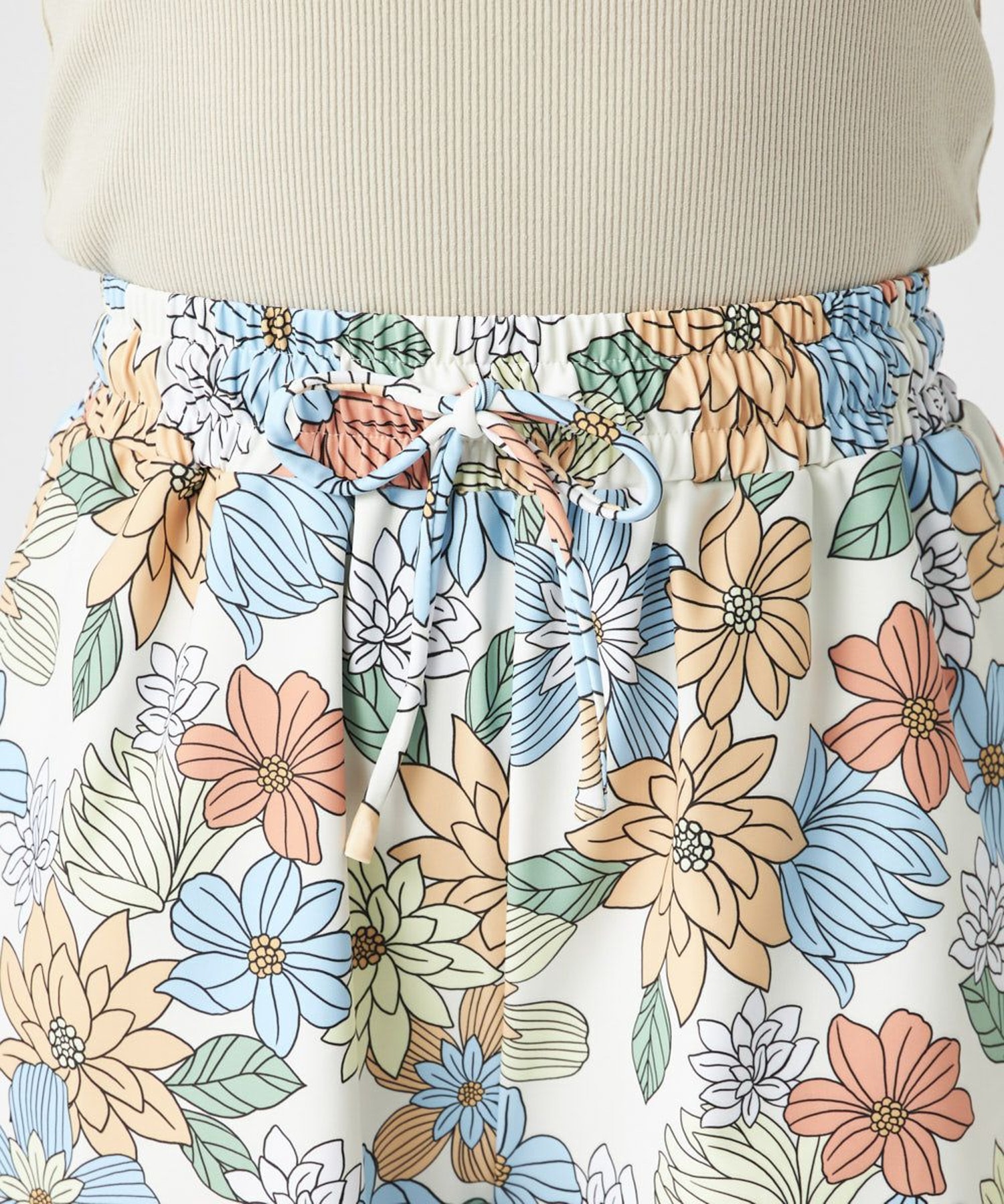OP オーシャンパシフィック 水着 海パン トランクス レディース 花柄
