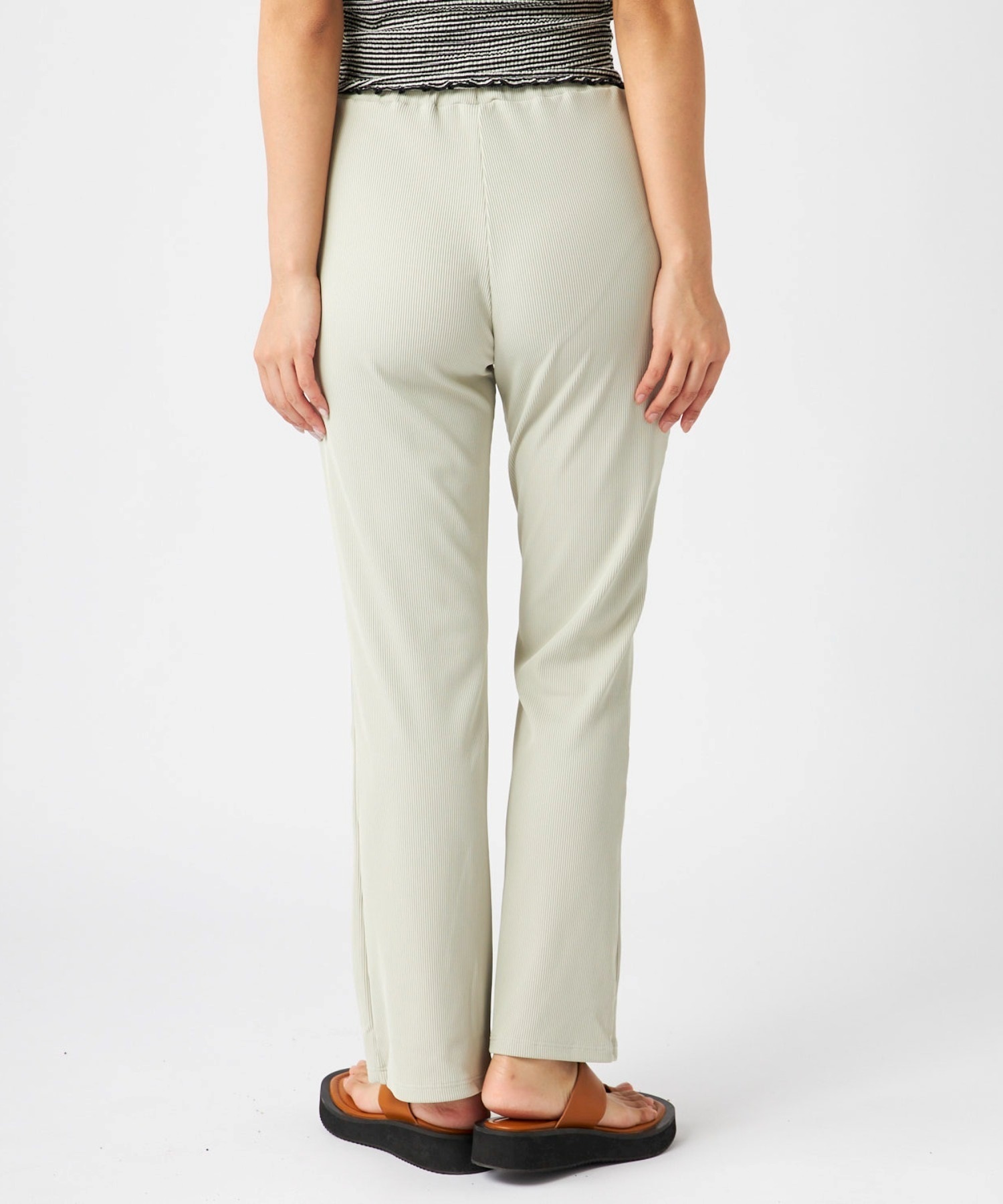 OP オーシャンパシフィック リブ ロングパンツ レディース 水着