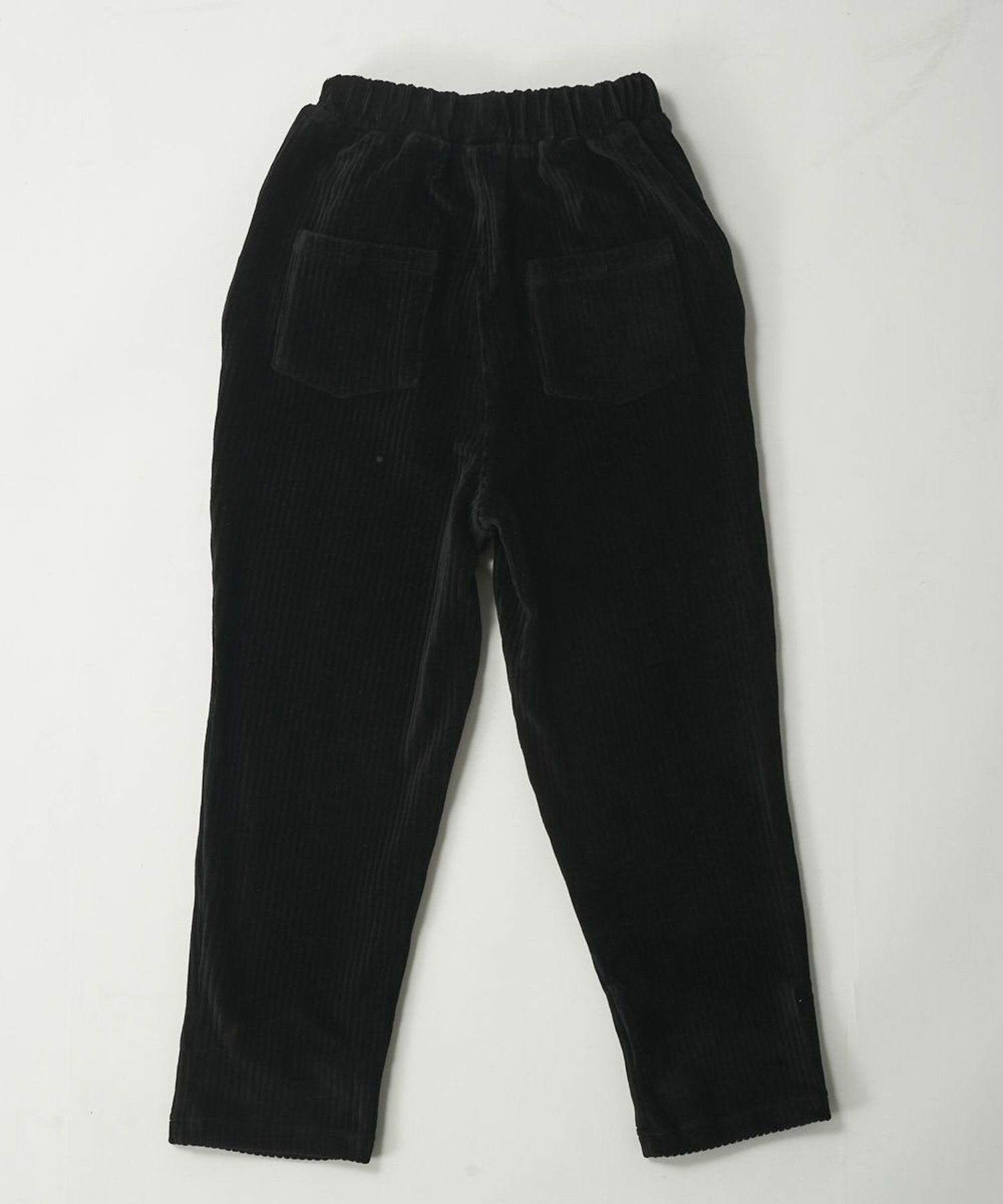 OP オーピー ロングパンツ キッズ ロンパン コーデュロイ ジェンダーレス カットコーデュロイボトム 584704-1(BLK-130cm)