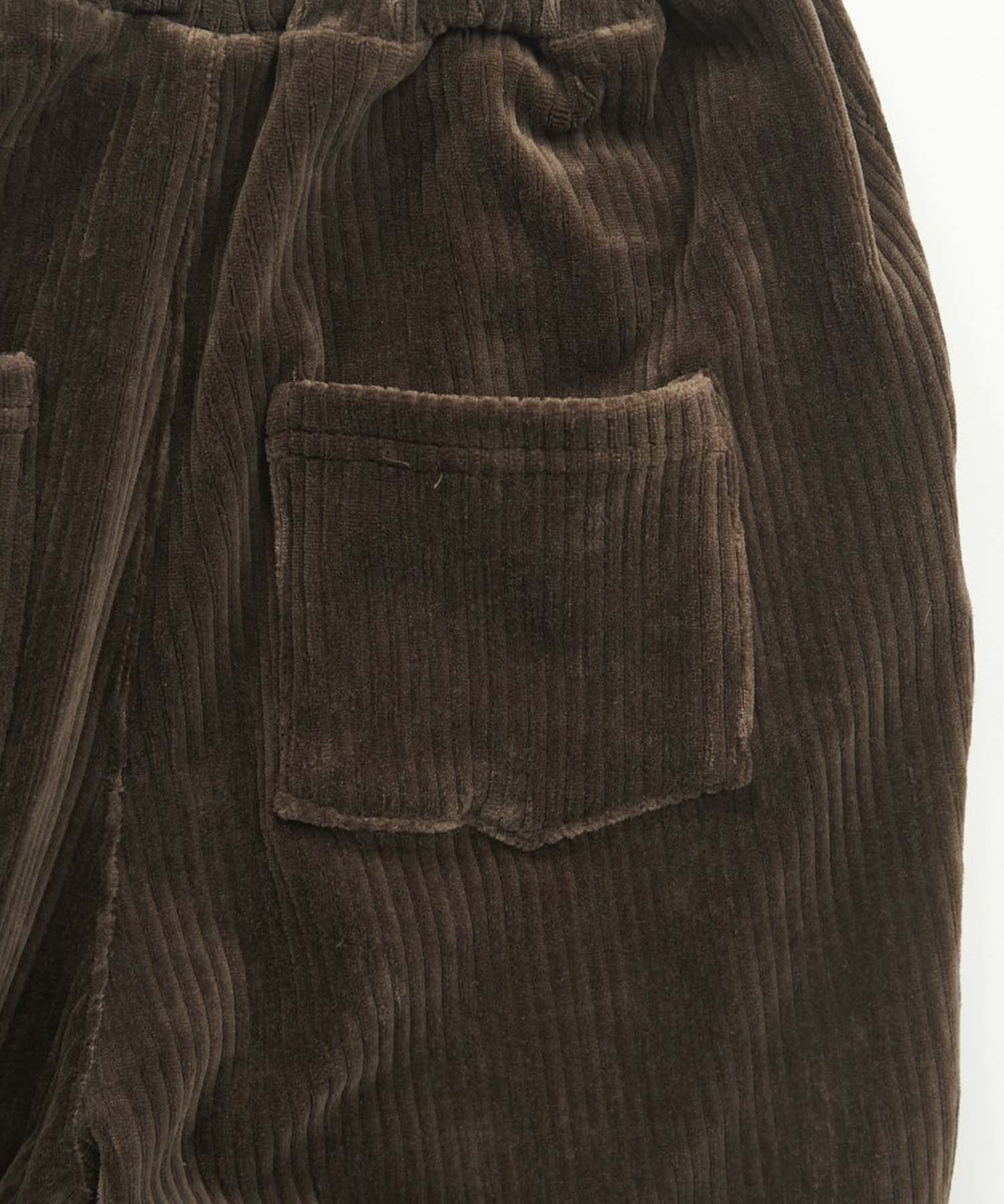OP オーピー ロングパンツ キッズ ロンパン コーデュロイ ジェンダーレス カットコーデュロイボトム 584704-1(BLK-130cm)
