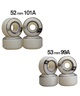 Feather Wheel フェザーウィール スケートボード ウィール 52.53ｍｍ CONICAL ムラサキスポーツ(WT/SV-52)