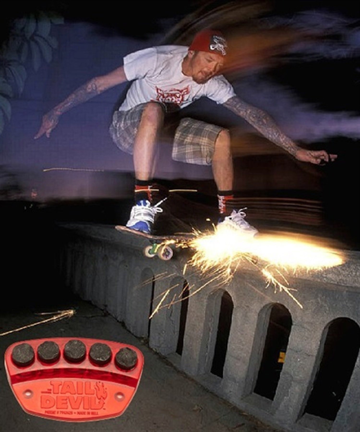 TAIL DEVIL テイルデビル スケートボード パーツ 遊び TAIL DEVIL ムラサキスポーツ(BK-ONE)