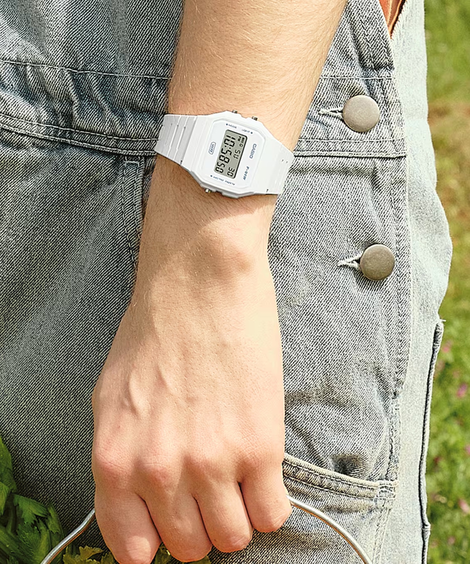CASIO カシオ 腕時計 CASIO CLASSIC F-91WB-7AJF(WT-FREE)
