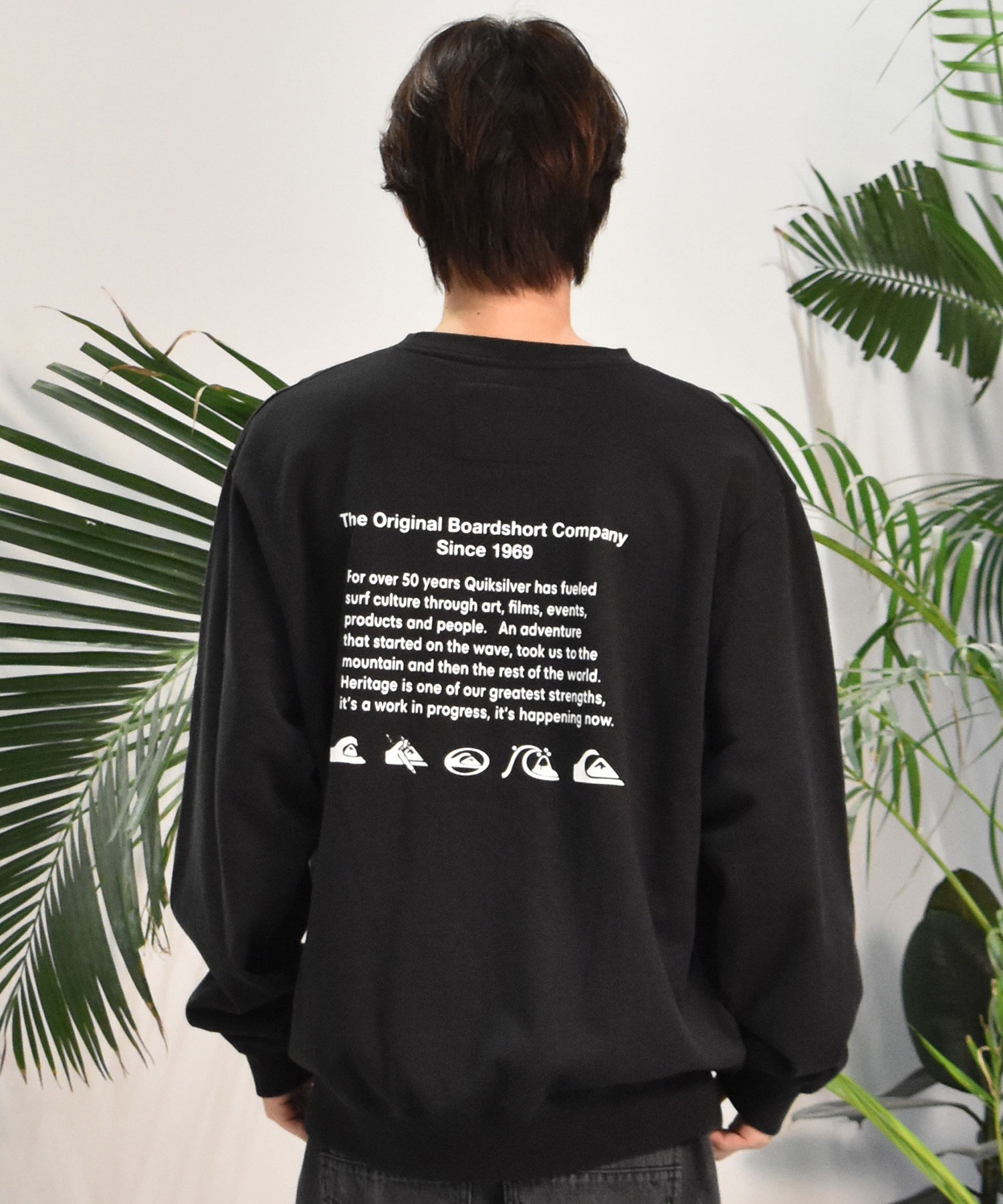 QUIKSILVER クイックシルバー トレーナー クルーネック メンズ