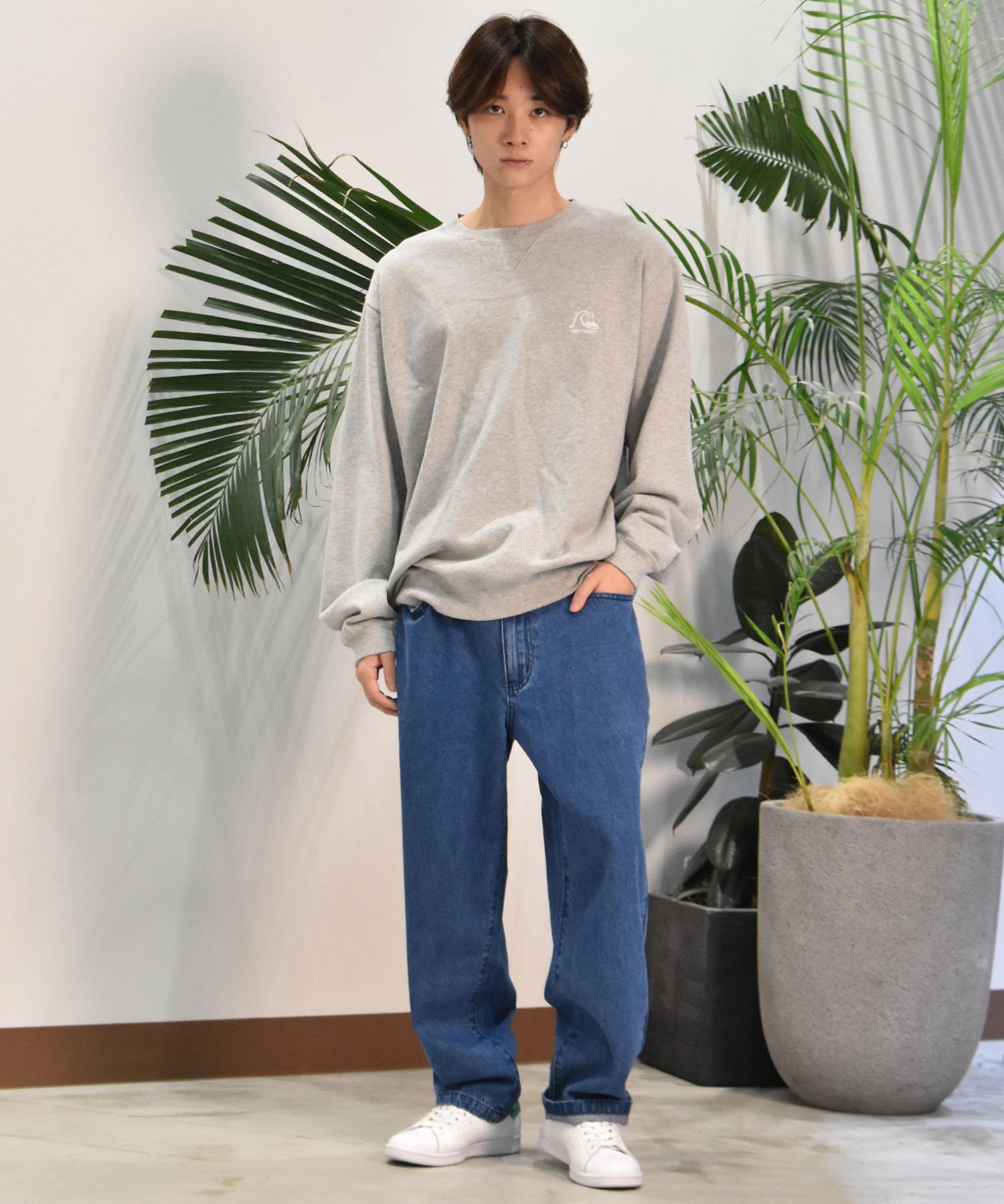 QUIKSILVER クイックシルバー トレーナー クルーネック メンズ