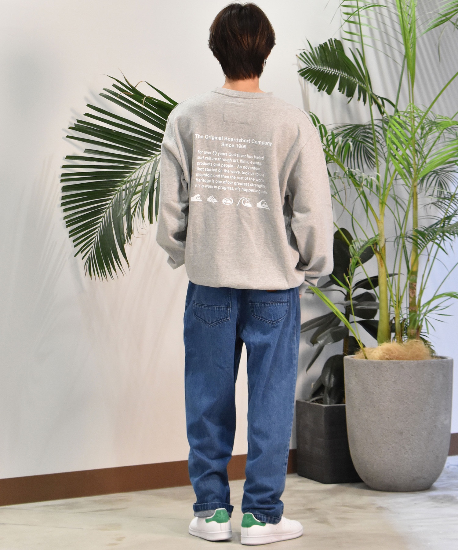 QUIKSILVER クイックシルバー トレーナー クルーネック メンズ