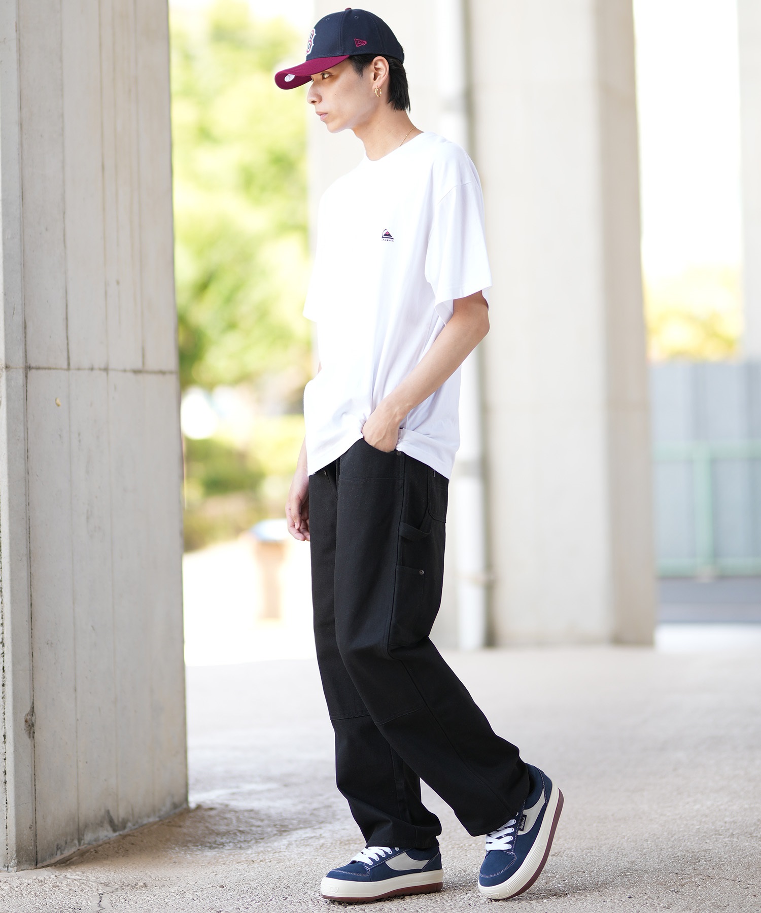 muta  BASEBALL シャツ　バックプリント サイズ④ muta MARINE ムータマリン ベースボールカラーシャツ