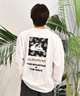 QUIKSILVER クイックシルバー 長袖 Tシャツ ロンT バックプリント QLT244604M ムラサキスポーツ限定(BLK-M)