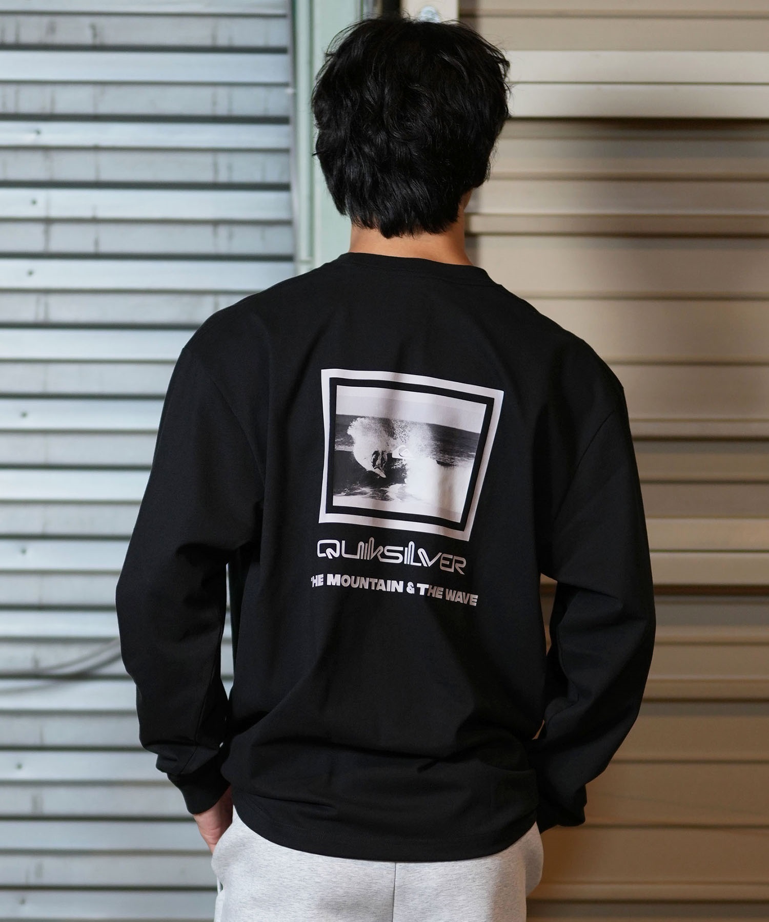 QUIKSILVER クイックシルバー 長袖 Tシャツ メンズ ロンT バック
