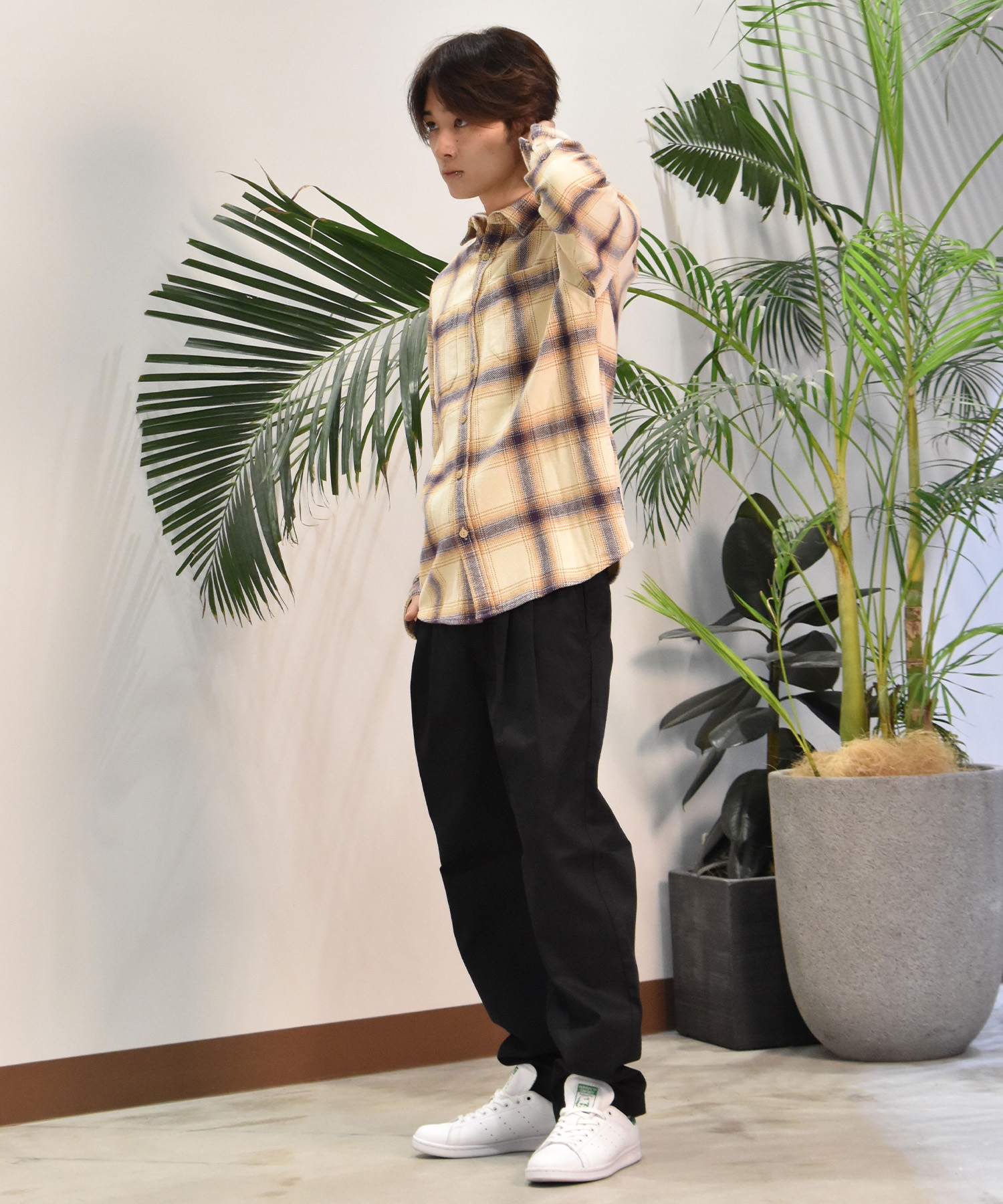 QUIKSILVER クイックシルバー 長袖シャツ メンズ ネルシャツ