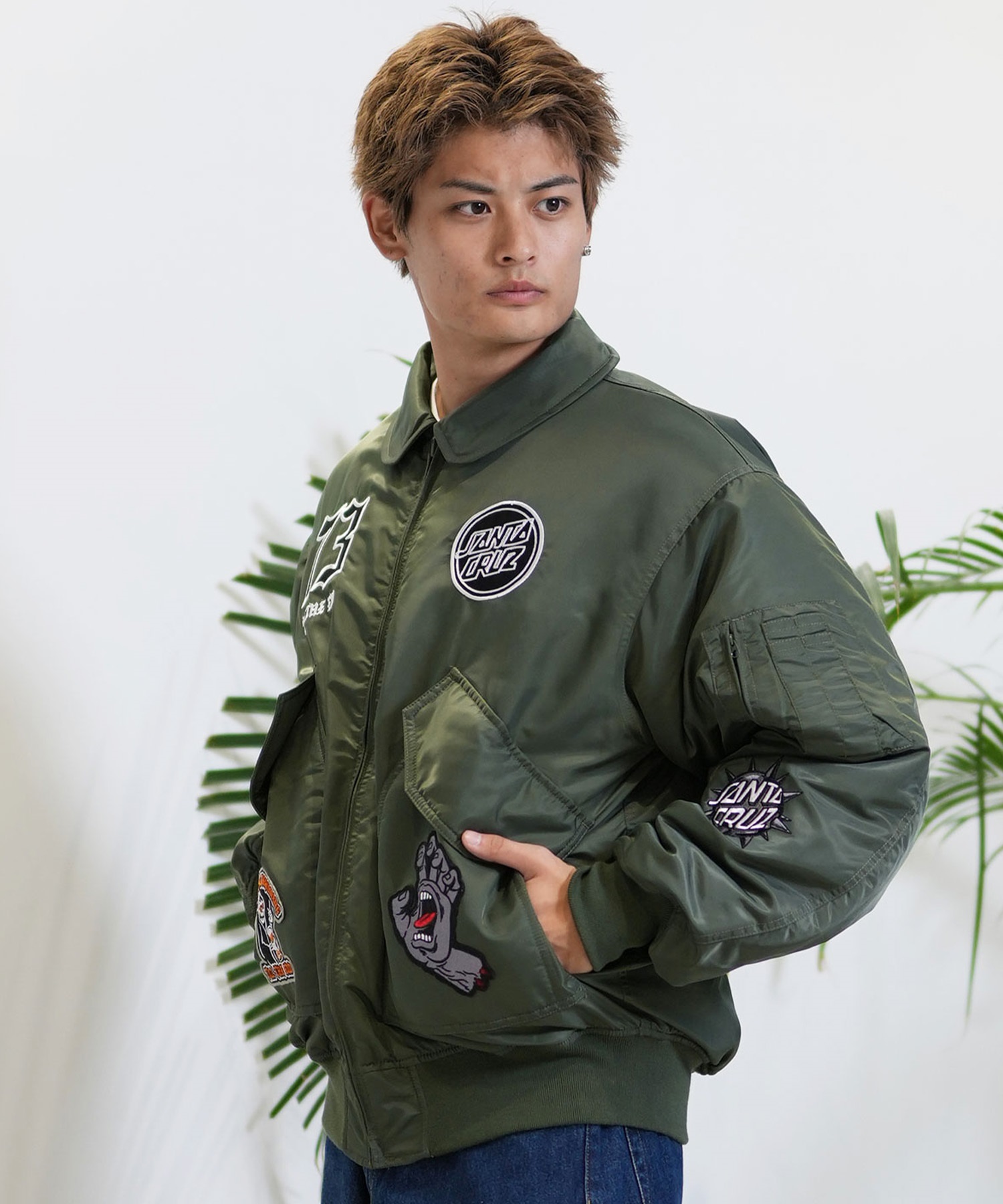 早割クーポン！ サンタクルーズ SANTACRUZ アウター ボンバー メンズ MA-1 ジャケット・アウター