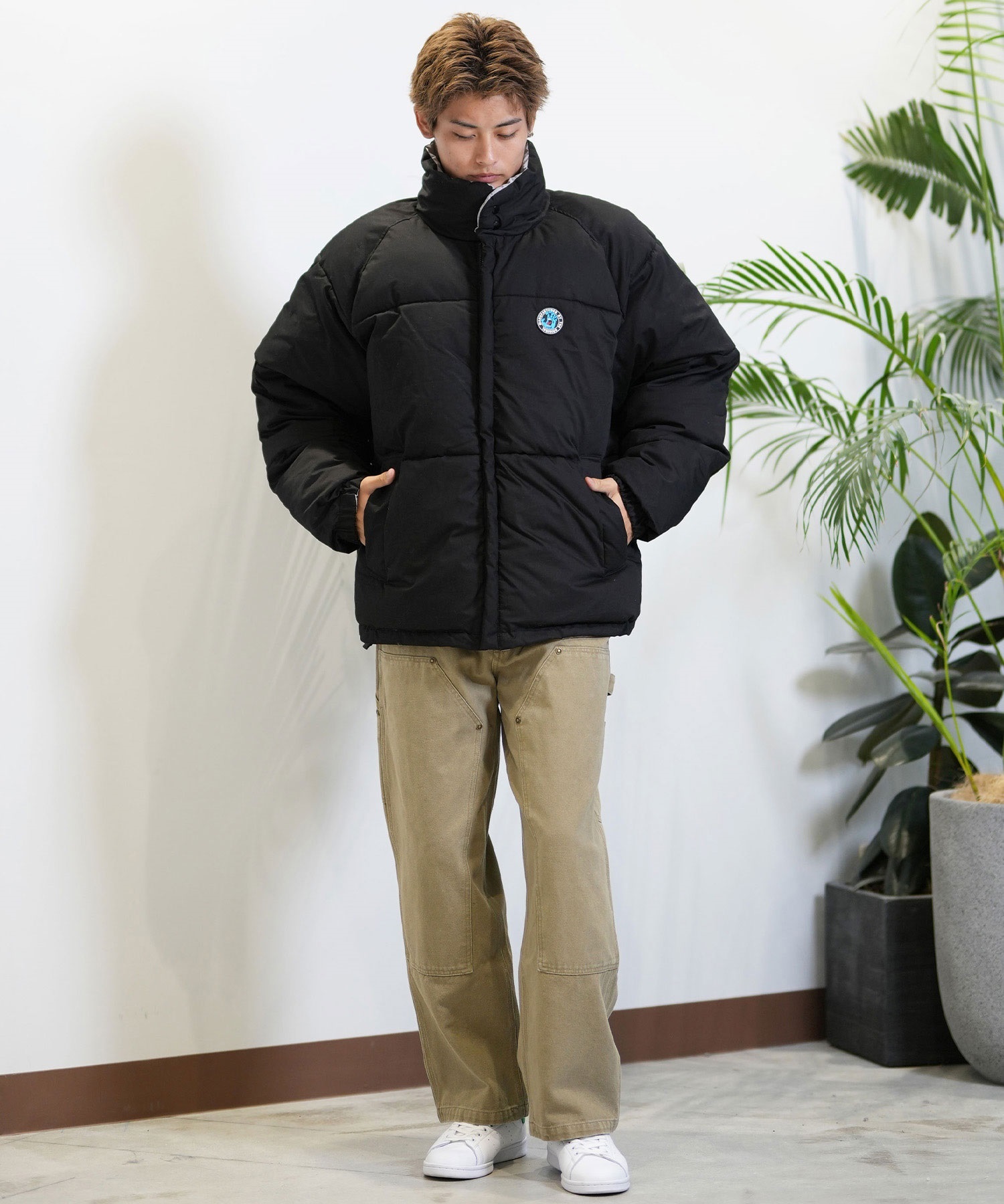 SANTACRUZ サンタクルーズ リバーシブルジャケット メンズ 中綿