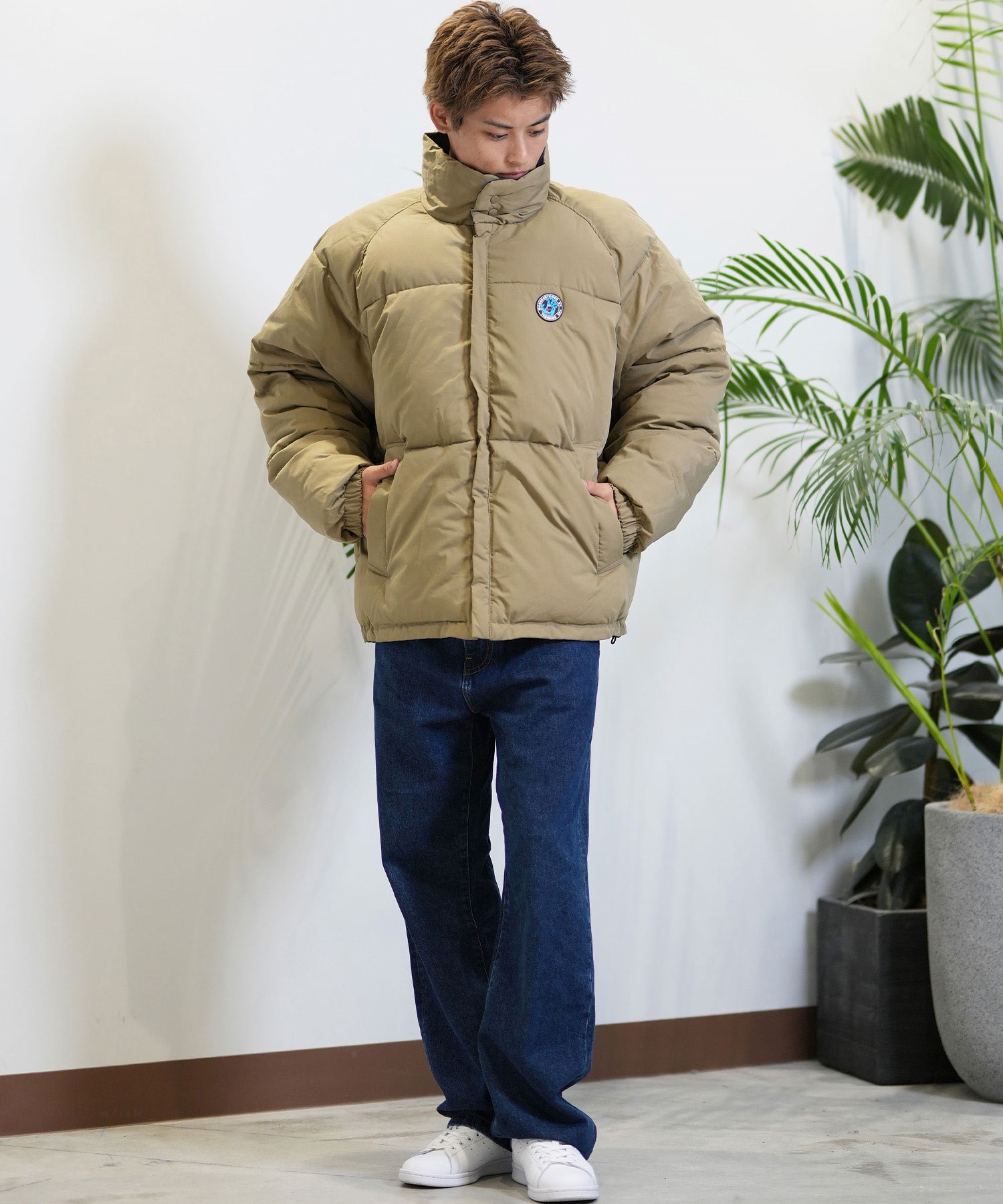 SANTACRUZ サンタクルーズ リバーシブルジャケット メンズ 中綿