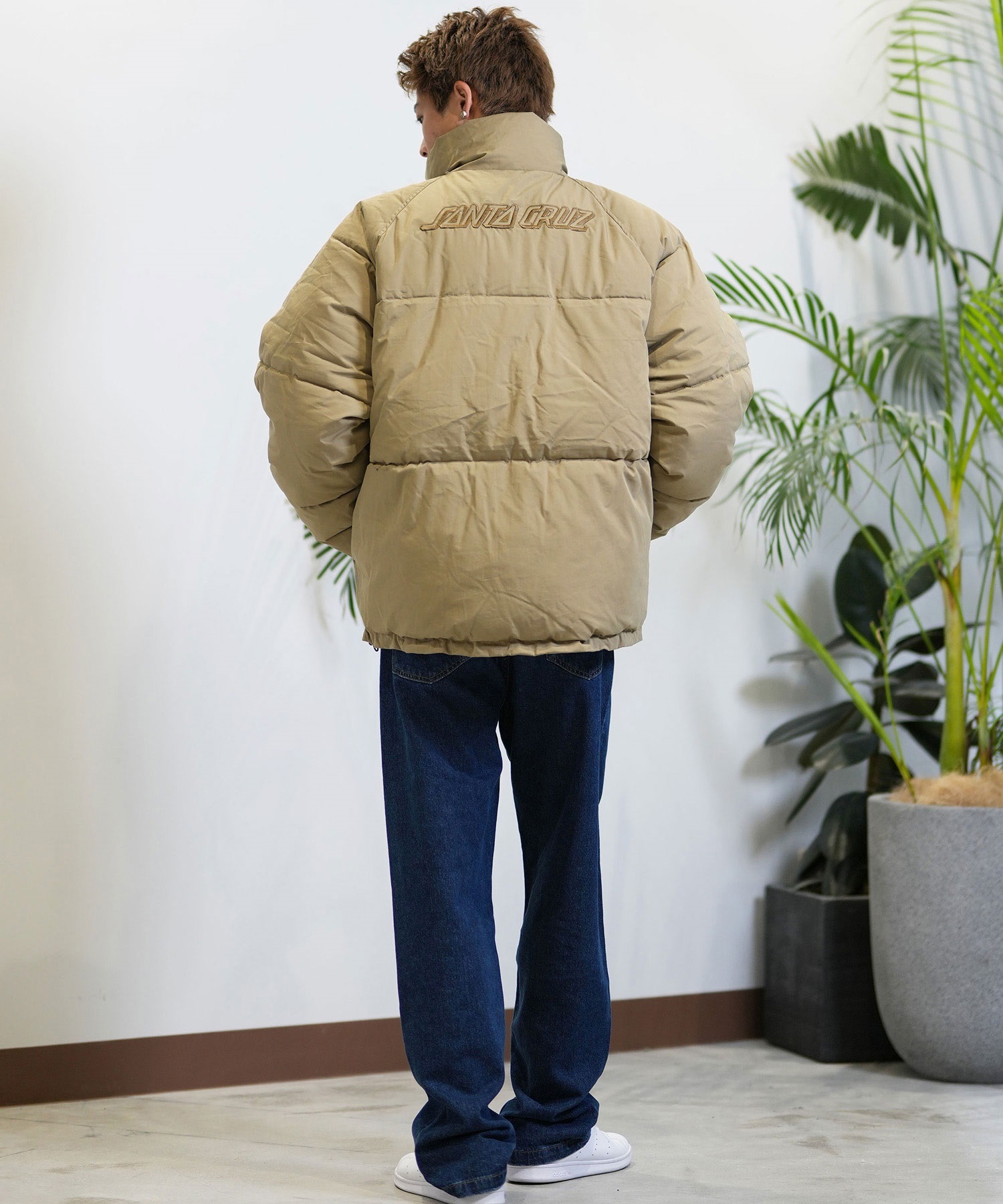 SANTACRUZ サンタクルーズ リバーシブルジャケット メンズ 中綿