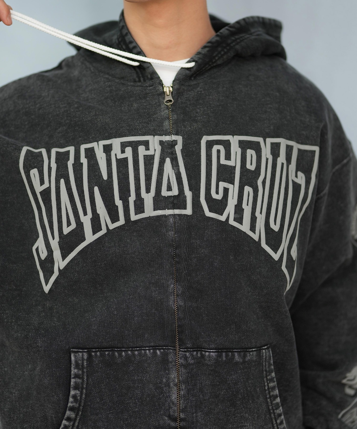 SANTACRUZ サンタクルーズ パーカー ジップアップ メンズ フーディー