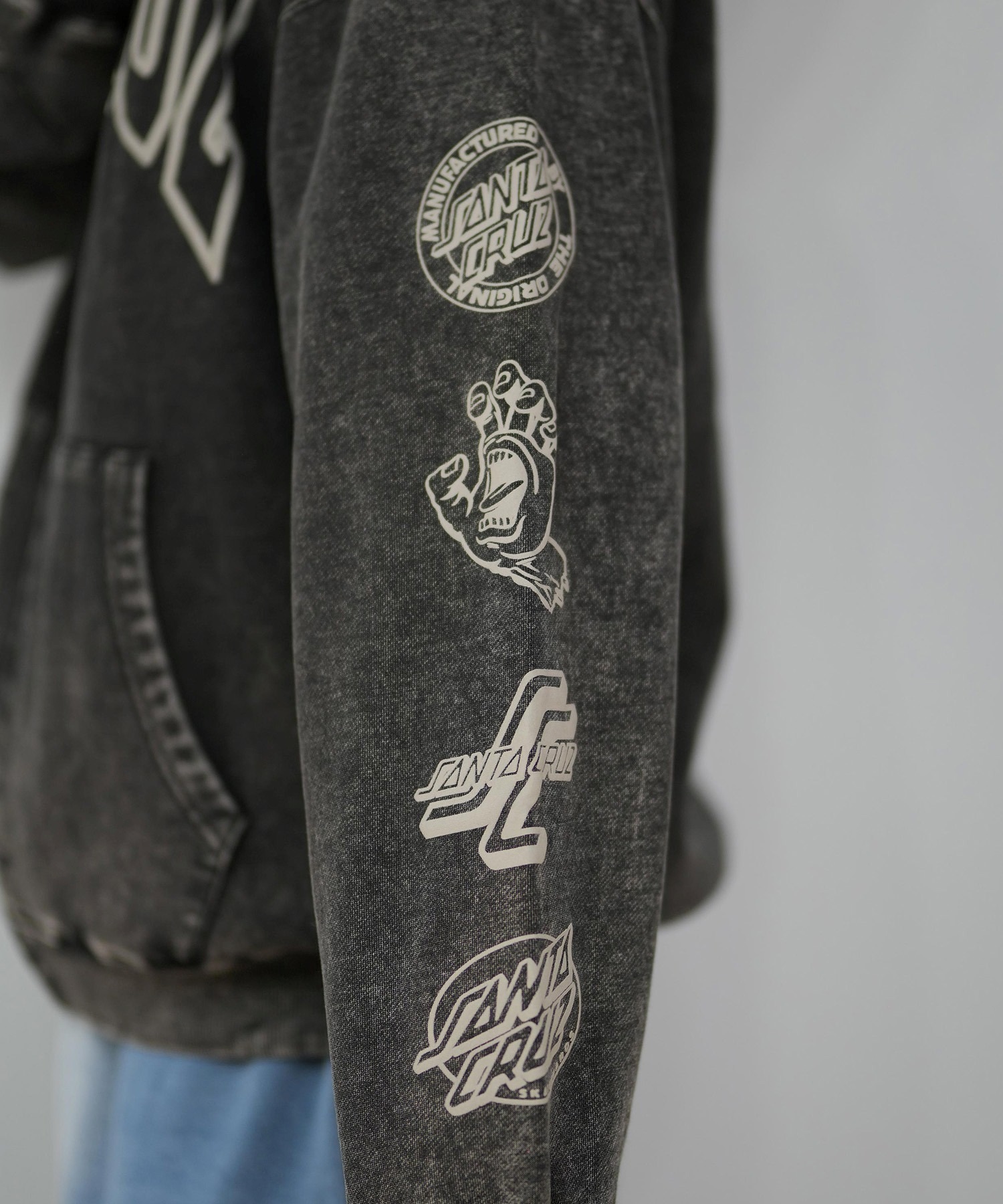 SANTACRUZ サンタクルーズ パーカー ジップアップ メンズ フーディー