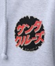 SANTACRUZ サンタクルーズ × GODZILLA ゴジラ コラボレーション パーカー プルオーバー バックプリント 裏起毛 510245304 ムラサキスポーツ限定(BLACK-M)